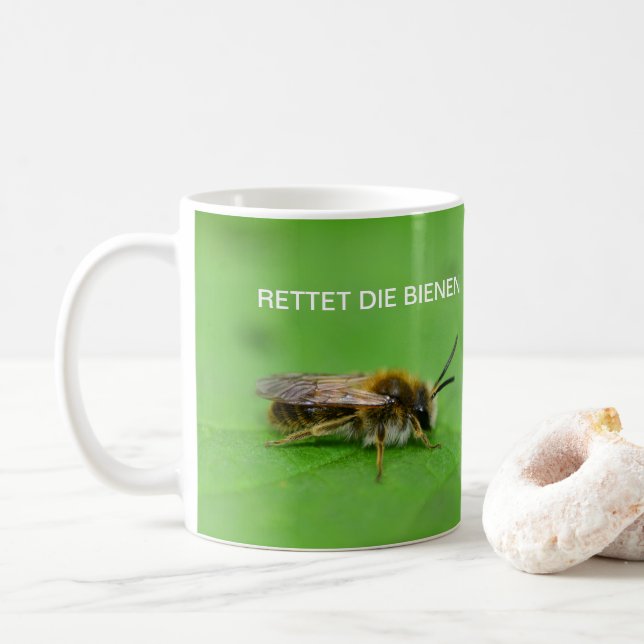 Caneca De Café Retet die Bienen (Com Donut)