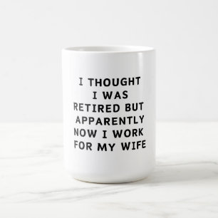 Caneca De Café Retirada Engraçada Retiree Humor Marido Esposa