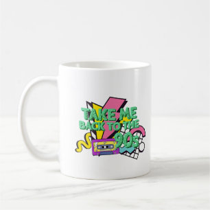Caneca De Café Retire-me da Pop de cores dos anos 90