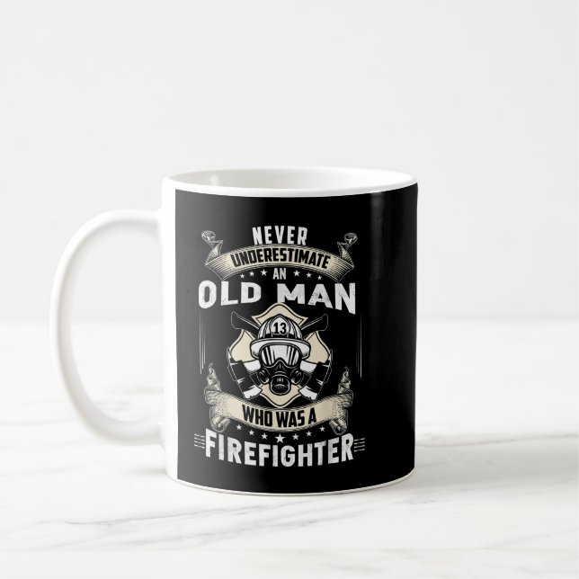 Caneca De Café Retired Firefighter Gifts, Retired Firefighter  (Esquerda)