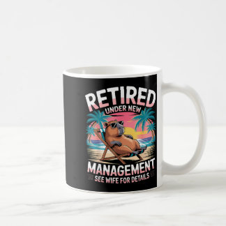 Caneca De Café Retired Under New Management See Wife Funny Retire