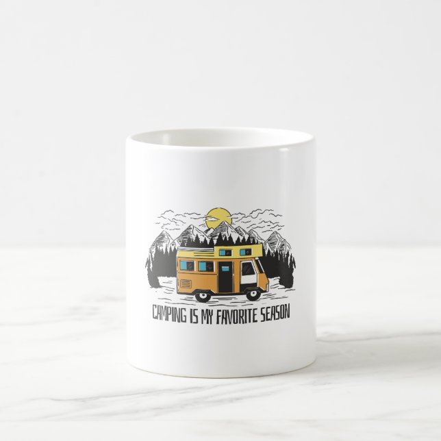 Caneca De Café Retiro de Campervan na Montanha (Centro)