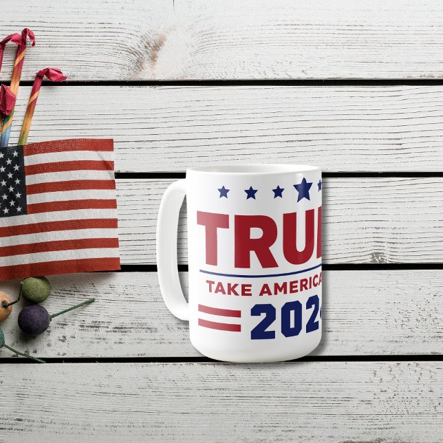 Caneca De Café Retome a América Trump 2024 (Trump 2024 coffee cup mug)