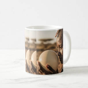 Caneca De Café Retrato Africano Cheio de Alma