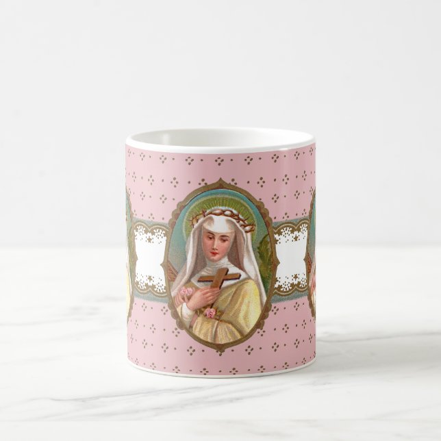 Caneca De Café Retrato com quadro de Rua. Rosa de Lima (M 024b) (Centro)