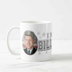 Caneca De Café Retrato da Caricatura do Novo Bill Clinton
