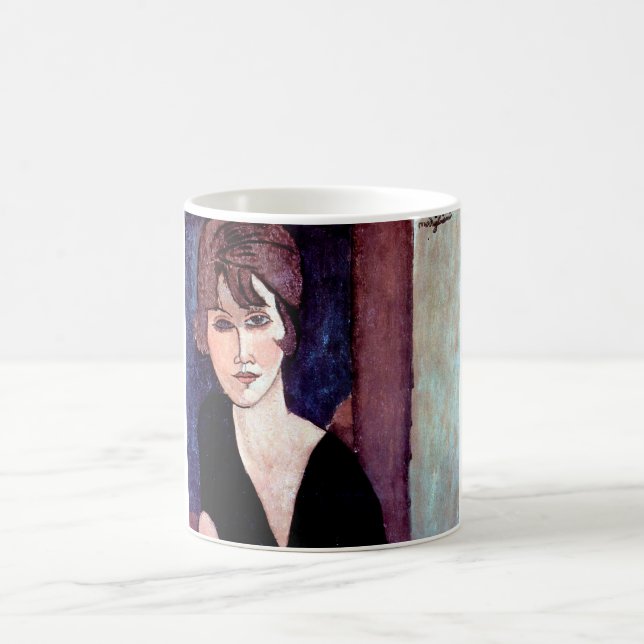 Caneca De Café Retrato da Mulher, Modigliani (Centro)