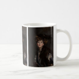 Caneca De Café Retrato da Srta. Anita Stewart por Giovanni Boldin