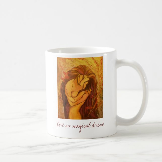 Caneca De Café retrato de amor, Amor como bebida mágica (Direita)