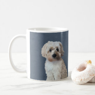 Caneca De Café retrato de animal de estimação de cachorro Shorkie