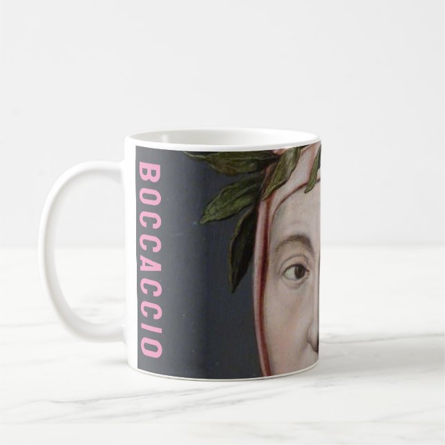 Caneca De Café Retrato de Boccaccio (Esquerda)