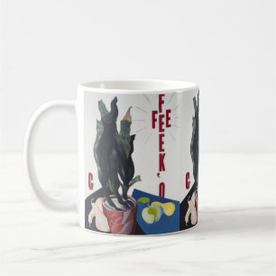 Caneca De Café Retrato de Charles Demuth em cartaz por Georgia O'