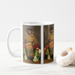Caneca De Café Retrato de Dieguito Roybal por Robert Henri