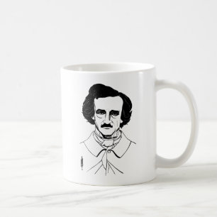 Caneca De Café Retrato de Edgar Allan Poe