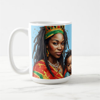Caneca De Café Retrato de Família Africana Mês da História Negra