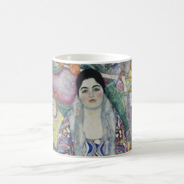 Caneca De Café Retrato de Friederike Maria Beer por Gustav Klimt (Centro)