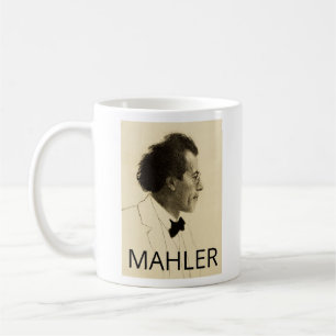 Caneca De Café Retrato de Gustav Mahler (1902)