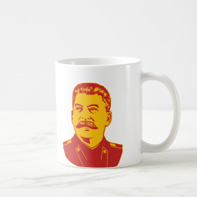Caneca De Café Retrato de Josef Stalin (Direita)