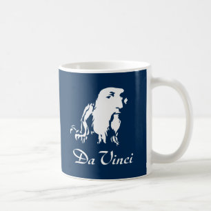 Caneca De Café Retrato de Leonardo da Vinci