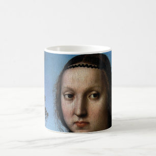 Caneca De Café Retrato de Maddalena Doni por Raphael Sanzio