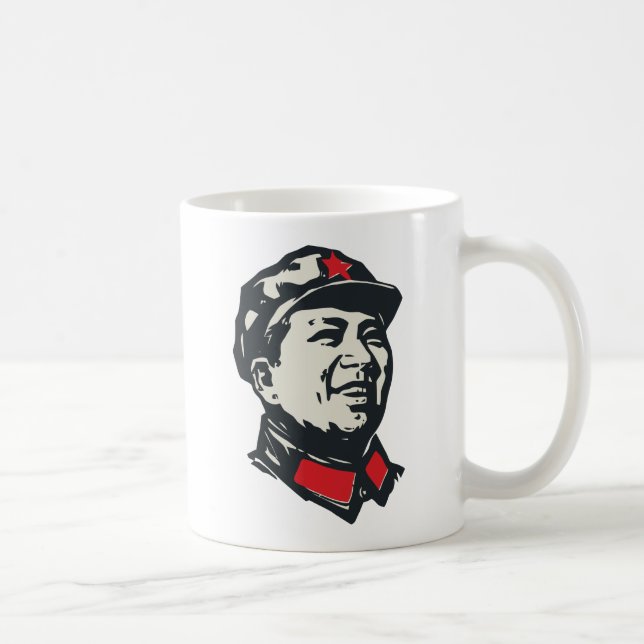 Caneca De Café Retrato de Mao do presidente (Direita)