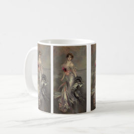 Caneca De Café Retrato de Martha Regnier por Giovanni Boldini