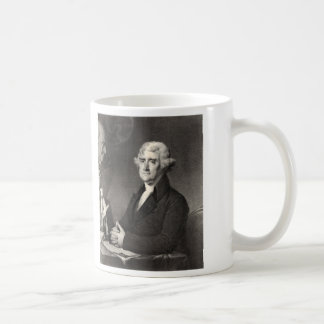 Caneca De Café Retrato de Thomas Jefferson