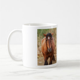 Caneca De Café Retrato de um Mustang Selvagem