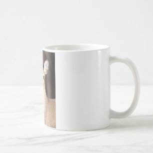 Caneca De Café Retrato de uma Corça de Cauda Branca de Vida Selva