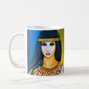 Caneca De Café Retrato de uma princesa egípcia
