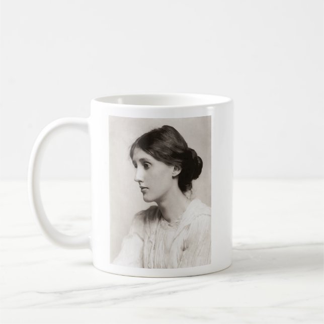 Caneca De Café retrato de Virginia Woolf 1902 (Esquerda)
