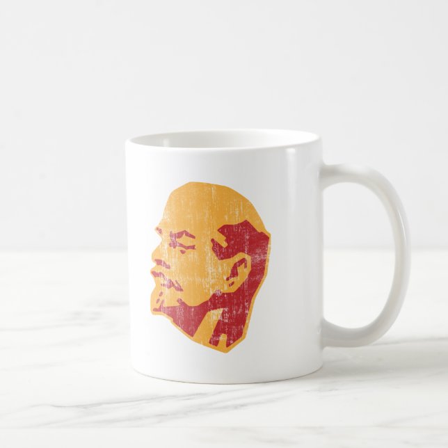 Caneca De Café retrato do cccp de Vladimir Lenin (Direita)