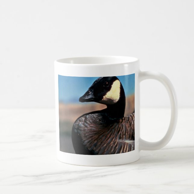 Caneca De Café Retrato do ganso de Canadá (Direita)