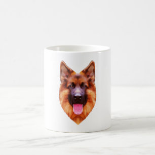 Caneca De Café Retrato do german shepherd