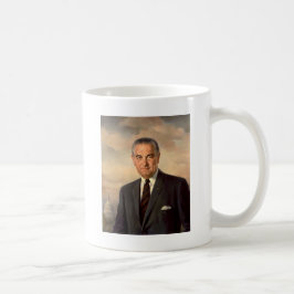 Caneca De Café Retrato do oficial de Lyndon Johnson