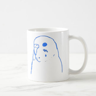 Caneca De Café Retrato do Periquito Aquático
