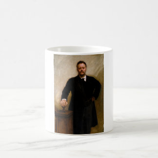 Caneca De Café Retrato do Presidente Theodore Roosevelt J.S. Sarg