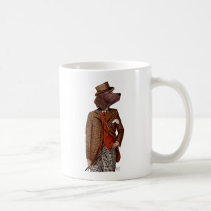 Caneca De Café Retrato do Red Setter Rider