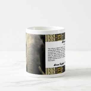 Caneca De Café Retrato Elefante