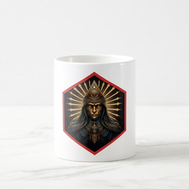 Caneca De Café Retrato Fantástico Incrível da Illuminati (Centro)