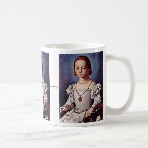 Caneca De Café Retrato intitulado de Bia