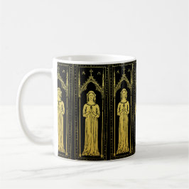 Caneca De Café Retrato medieval inglês 1300 Lady Joan Cobham