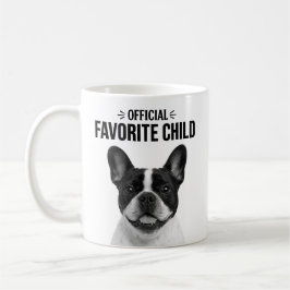 Caneca De Café Retrato Minimalista do Animal de Estimação Preto e