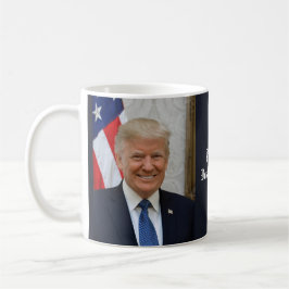 Caneca De Café Retrato Oficial do Presidente Donald Trump 2017