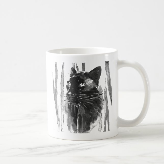 Caneca De Café Retrato Panther (Direita)