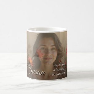 Caneca De Café Retrato Personalizado para Ela – Presente de Foto