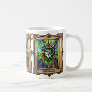 Caneca De Café Retratos do Reino de Mardi Gras - O sacerdote