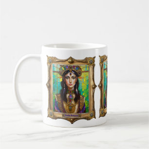 Caneca De Café Retratos do Reino do Mardi Gras - A Princesa Criou
