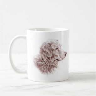 Caneca De Café Retriever de ouro