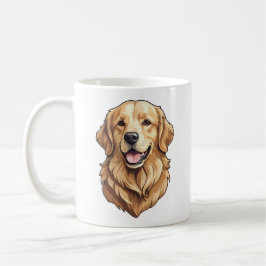Caneca De Café Retriever Dourado